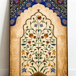Indian Classic Art Multicolor Canvas Abstract Wall Art-picture-39