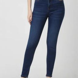 Van Heusen Navy Cotton Slim Fit Jeans-image-31