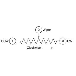Vishay Through Hole Trimmer Resistor 1/2 W Power 5 kΩ Resistance Pin Terminal, M64Y502KB40 image 5