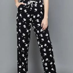 Ginger by Lifestyle Black Cotton Pyjamas-image-60