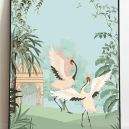 Indian Classic Art Multicolor Canvas Abstract Wall Art-image-73