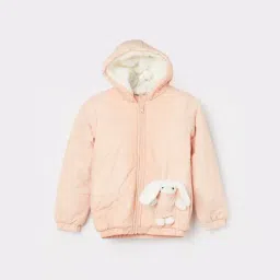 Fame Forever by Lifestyle Girls Peach Jacket-image-1