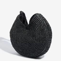 Westside Black Knitted Shoulder Bag-35