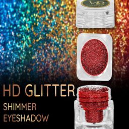 Veoni BELLE Waterproof Shimmering Loose Glitter Dust Eyeshadow For Face & Body - Orange-30