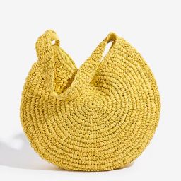 Westside Yellow Knitted Shoulder Bag-13