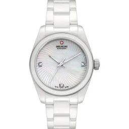 SWISS MILITARY HANOWA SMWLG0005101 RECRUIT CERAMIC Analog Watch For Women-image-24
