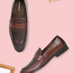 Imperio by Regal Men's Brown Formal Loafers-image-56