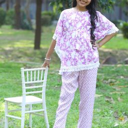 Cutiekins Girls Floral Printed Regular Kurta with Palazzos-image-27