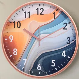 Myntra Elegant Homes Multicoloured Printed Wall Clock-picture-46
