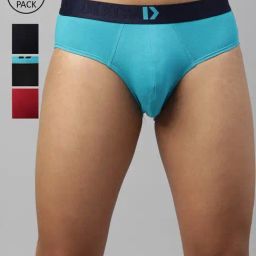 Dixcy Scott Maximus Multi Cotton Regular Fit Briefs - Pack Of 4-picture-42