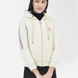 Crimsoune Club Kids Off White Solid Full Sleeves Sweatshirt-image-92