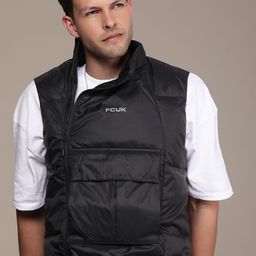 FCUK Men Solid Tailored Jacket-picture-10