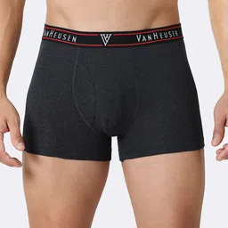 Van Heusen Men Grey Solid Colour Fresh Open Fly Trunks IHQETR1CAM10054-picture-34