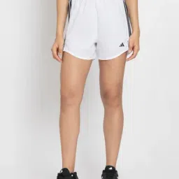 Adidas White Regular Fit Sports Shorts-picture-8