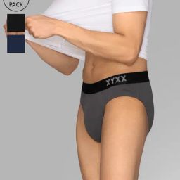 XYXX Multicolor Cotton Briefs - Pack of 3-picture-34