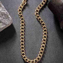 Karatcart Gold Plated Link Chain Necklace-21