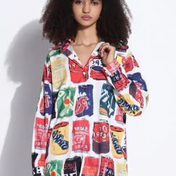 Showoff Multicolor Cotton Relaxed Fit Printed Shirt-image-56