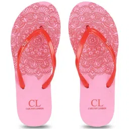 Carlton London Women's Red & Pink Flip Flops-picture-16