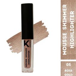 KINDED Mousse Shimmer Highlighter 05 Rose Gold - 3 ml-11