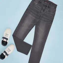 Pantaloons Junior Boys Glacier Gray Washed Jeans-picture-48