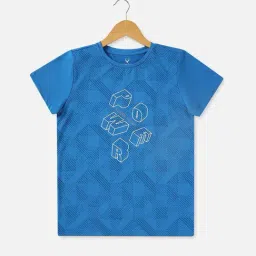 Allen Solly Kids Blue Graphic T-Shirt-image-82