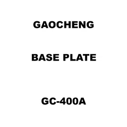 Gaocheng Base Plate Spare for Cut Off Machine GC-400A-image-1