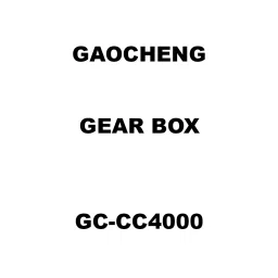 Gaocheng Gear Box Spare for Concrete Cutter Machine GC-CC4000-image-36