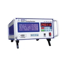 EMBUILT Driver Testing Machine 5-500 V 10 mA to 2 Amp Big LCD Display Class 0.2, DTM-1-33
