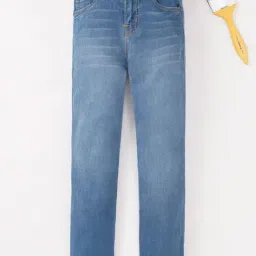 Ed-a-Mamma Boys Blue Solid Jeans-image-95