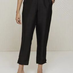 Artagai Jet Set Elevated Basics Slim Pants with Side Slit and Buttons-image-5