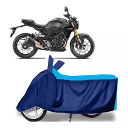 Auto Pearl Two Wheeler Cover for Honda CB300R - Cyan, Blue-image-99