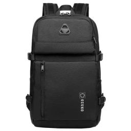 Ozuko Eco Nomad Black Soft One Size Backpack-image-1