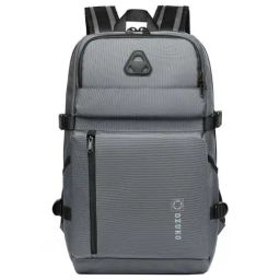 Ozuko Eco Nomad Grey Soft One Size Backpack-image-6