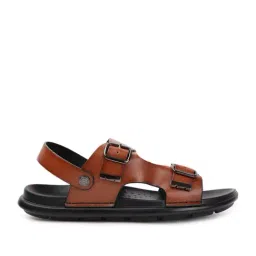 Gabicci Men's Trans-G Tan Back Strap Sandals-image-23