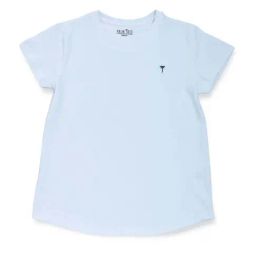 Palm Tree Kids White Cotton Regular Fit Top-image-73