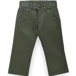 U.S. Polo Assn. Boys Green Solid Trousers-image-38