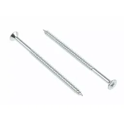 RS PRO Pozidriv Countersunk Steel Wood Screw Bright Zinc Plated, No. 10 Thread, 3.5in Length (Pack of 50)-image-48
