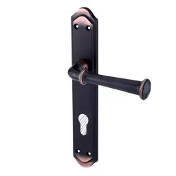 AceLine Door Handle Set Bergamo-L Series Hot Forged Solid Brass CA Finish 256x45 mm-image-16