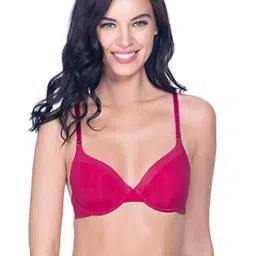 Amante Pink Under Wired Padded T-Shirt Bra-image-39