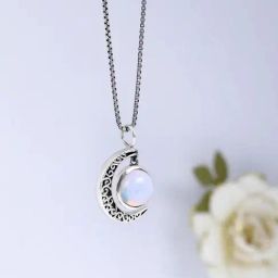 Avni by GIVA 92.5 Sterling Silver Pendant with Chain for Women-image-83