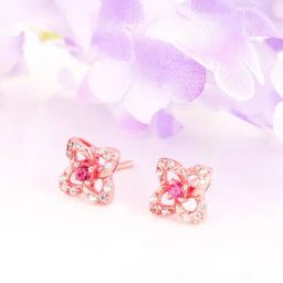 GIVA 92.5 Sterling Silver Aura of Compassion Stud Earrings for Women-image-48