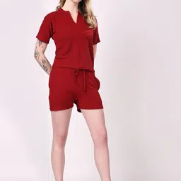 London Hills Top With Shorts Co-Ords-49