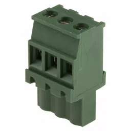 RS PRO 3 Way Pluggable Terminal Block 5.08 mm Pitch Screw Termination, 7900812-10