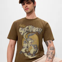 The Souled Store Men Looney Tunes Printed T-shirt-image-67