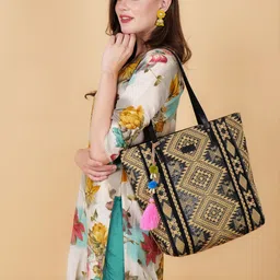 Anouk Textured Shopper Shoulder Bag-20
