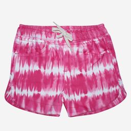 Kiddopanti Tie And Dye Print Hot Shorts - Pink-28