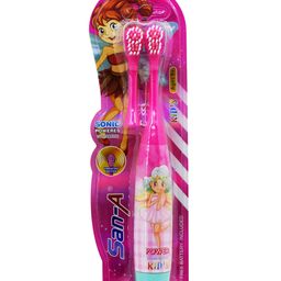 Asera Cartoon Printed Extra Soft Electric Battery Powered Toothbrush - Pink-8