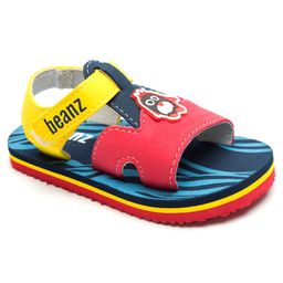 Beanz Unisex Penguin Applique Detailed Velcro Closure Sandals - Navy Blue Red-image-6
