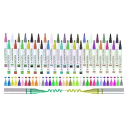 Vworld Acrylic Paint Pens 36 Colors Paint Marker Pen Set  (multicolour) (36 pcs)-picture-33