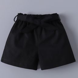 Mark & Mia Cotton Solid Shorts - Black-image-93
